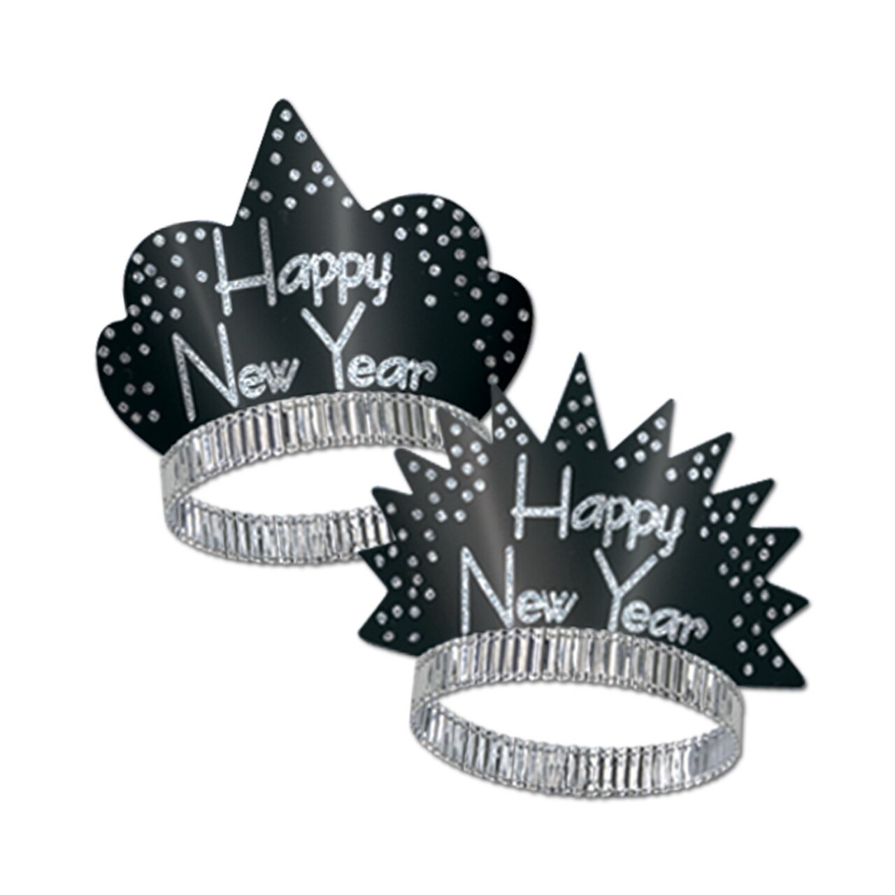 Sparkling Silver Tiaras (Pack of 50)
